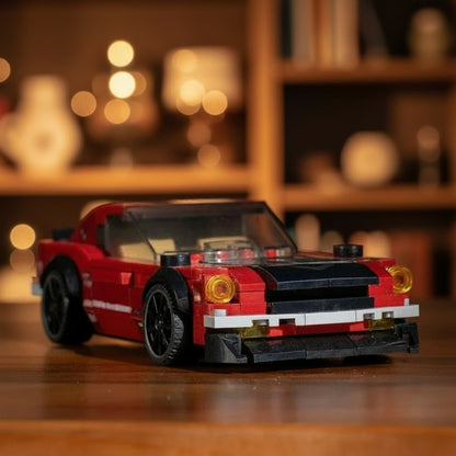 Klockowy Garaż z Samochodzikiem (1000+ elementów)